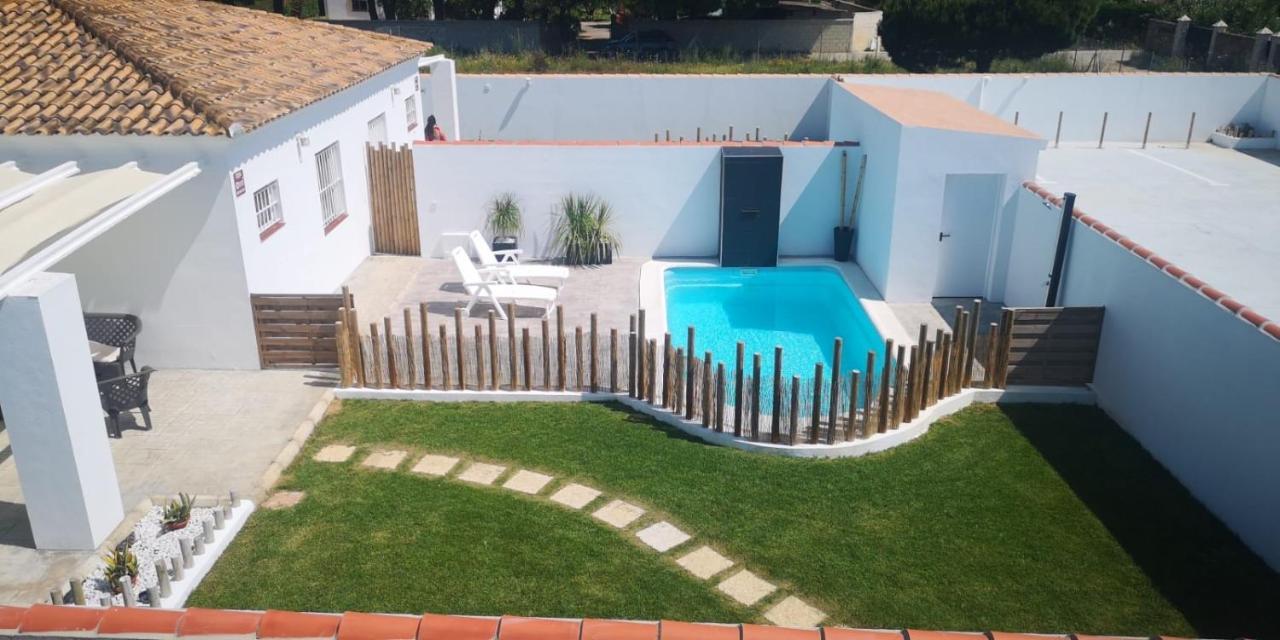 הוילה צ'יקלנה דה לה פרונטרה Palapa Beach , Chalet Con Piscina Privada Y Muy Cerca Del Mar מראה חיצוני תמונה